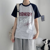 Leaven Raglan Short-Sleeved T-Shirt (4 colors) H&L
