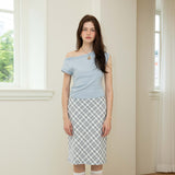 Weekend Shoulder Top (blueberry)