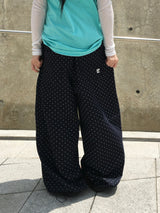 [Ritcore MADE] Mini Dot Wide Denim Pants (2c)