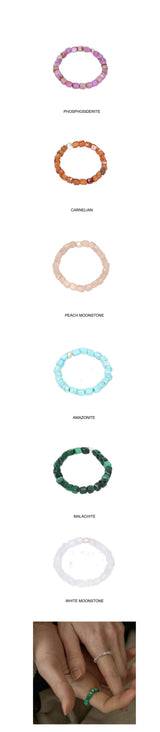 SQUARE GEM RING SERIES