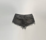 Tenny Dark Blue Damage Shorts