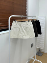 コーデュロイローライズスカートパンツ (3 colors)