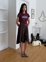 ソーバーパレードTシャツ ワイン