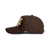 Blod logo ball cap - brown