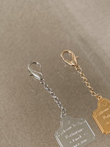 My address mini key ring