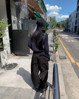 Mega D ring wide pants (2colors)