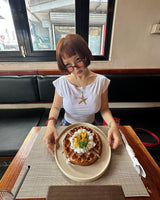 イッツチュウリップネッククロッピードショートスリーブTシャツ