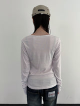 [MADE] Hotfix Logo Slim T (White)