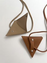 Triangle Leather Strap Belt
