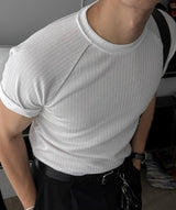 ASCLO ラグランマッスルフィット半袖Tシャツ (3color)