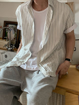 Muur Stripe Short-Sleeve Shirt