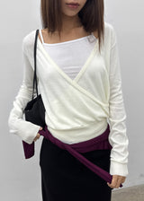 [MADE] Kriang V-neck Wrap Knit