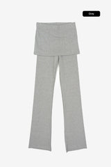 Lunet ribbed skirt pants