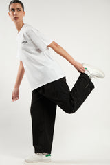 SIDE ZIPPER JOGGER PANTS [BLACK]