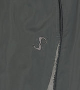 Fleece Lined Nylon Pants / Charcoal