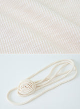 #ハノレイヤードリブ半袖Tシャツ + ローズタイセット (3color)
