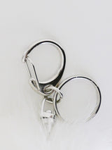 Cosymosy Mini Bird Keyring - Light Gray