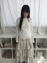 flower corsage half knit
