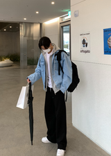 Prix ツーポケット オーバーフィット ジーンズジャケット