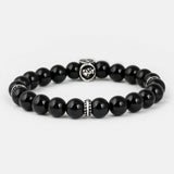 SVB-307 Onyx Raw Stone Bracelet 8mm
