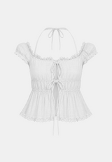Zena Lace Check Blouse