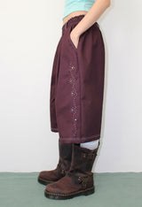 STUD LINE BERMUDA PANTS 