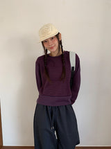 Hillmon Stripe Round Long Sleeve Tee