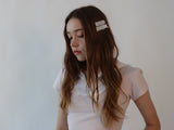 レースジップカラー半袖パフTシャツ(pink)