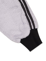 UNISEX Fake Fur Hooded Zip-Up Gray (FCE4ZP657M)