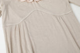 Jam shirring top - beige