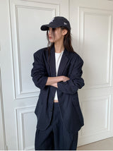 PAPERMOON PIN STRIPE PLEATE TROUSER