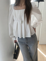 Piano puff blouse