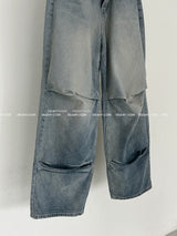 Insider pintuck wide jeans