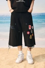 Destroyed Badge Utility Shorts