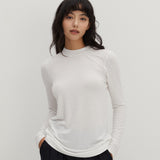 Wool Like Basic T-Shirts White
