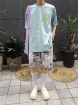  Heavy Cotton Soul Graphic T-Shirt (Tenta Tumble & Bio Washed) 2 Sizes - Vintage blue