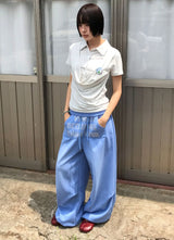 TWINKLE LETTERING SWEATPANTS