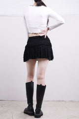 Lutz Corset Wave Crop Tee