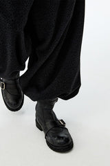 Frosted Lace-Up Engineer Boots