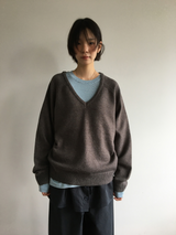 アンコール ウール Vネック ニット (5color)