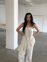 Rib Unbalanced Dress (3 colors)
