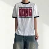 ドープ レタリング カラーマッチング ショートスリーブ Tシャツ
