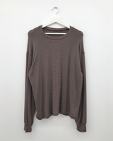 Tie Stripe Long Sleeve (2color)