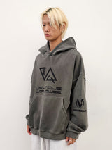 VENTIQUE グラフィックロゴフーディー 2colors