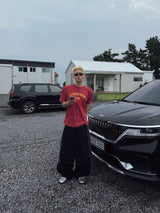 クラシックルタエンブロイダードバミューダデニムパンツ 2C