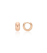 26SS★ Champagne Full Moon Silver Grip One-Touch Earrings S
