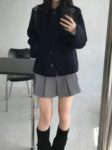 ベラプリーツミニスカート (3 colors)