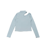 shoulder cut out tops