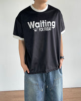 Waiting Ringer Short Sleeve Tee