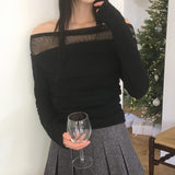 ソティンシフォンシャーリングドレープTシャツ